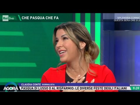 Rai3 Claudia Conte: la Pasqua non sia la festa del consumismo, ma della famiglia e della solidarietà
