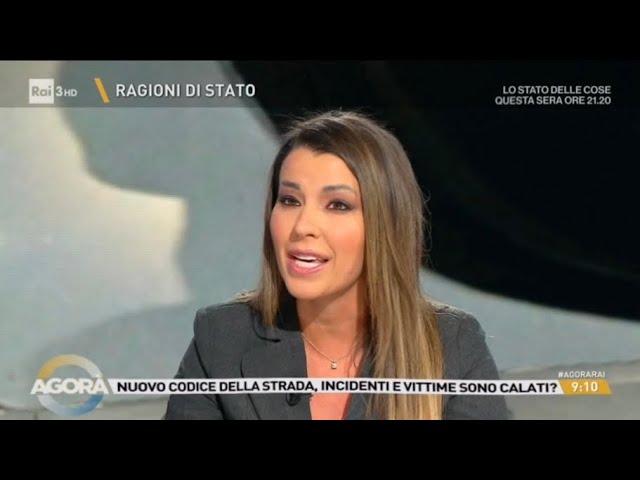 Rai: Claudia Conte: le modifiche al Codice della strada non sono contro di noi, sono per noi